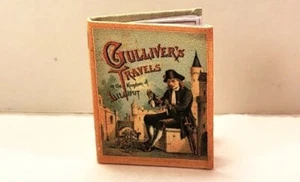 1:12 SCALE MINIATURE BOOK GULLIVER’S TRAVELS IN LILLIPUT LAND PRE 1900 - Picture 1 of 6