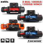 X-BULL 10000lb-13000lb Electric Winch Synthetic Rope Trailer Towing ATV UTV 4WD