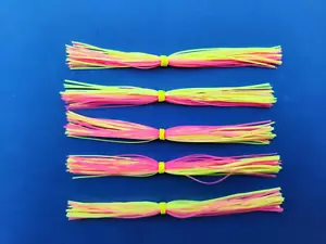5 Gonna silicone CHART/ROSA #5-9369 Esca Spinnerbait Buzz Tackle JIG - Foto 1 di 1