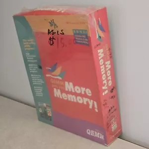 Quarterdeck QEMM ¡Más memoria! Versión 7.5 Nuevo Sellado CAJA GRANDE Windows DOS Nuevo - Imagen 1 de 4