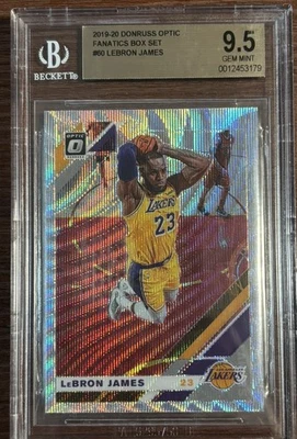 Panini Donruss Optic 2019-20 - LeBron James #60 Beckett 9,5 gema como nueva  Foto 1 de 3