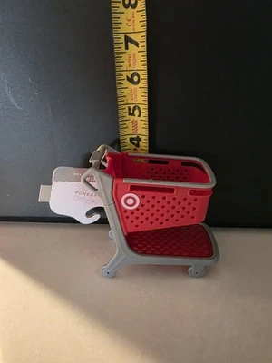 Target 2025 Wondershop 4" Plastic Shopping Cart Christmas Tree Ornament NEW