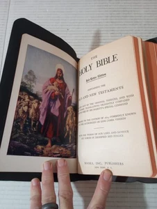 The Holy Bible KJV Red Letter King James Version Books Inc Old & New Testaments - Picture 1 of 21