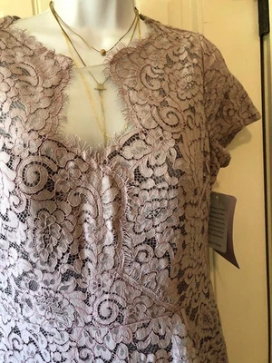 NWT  $228.  NORDSTROM Dress Maxi Size 8  J S Collections Designer lavendar RARE - Image 1 of 4