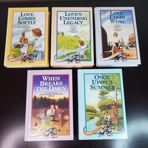 Janette Oke KEEPSAKE Series Lot of 5 Books (2-in-1 Style) Guideposts EX LIBRARY - Picture 1 of 14