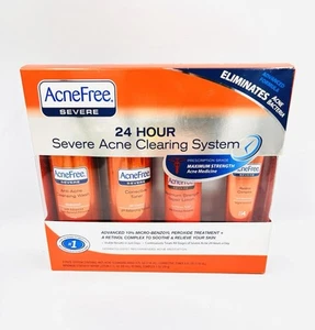 NEW Severe Acne Free 24 Hr Acne Clearing System Kit Acne Free Set Original - Picture 1 of 5