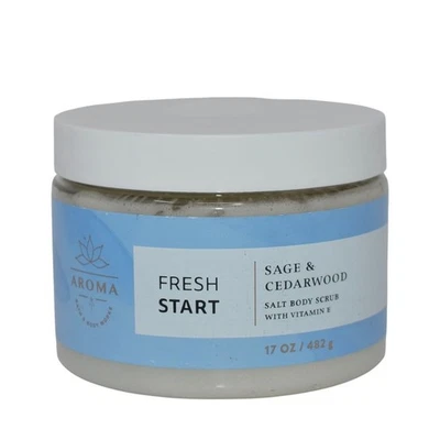 Bath and Body Works Fresh Start Sage & Cedarwood Salt Body Scrub (17 OZ / 482 G) - Image 1 of 4