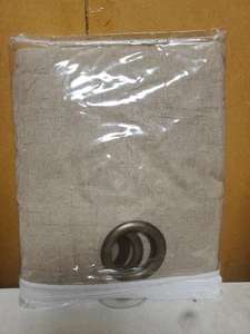 Eclipse Andora Thermab Jute 42"Bx84"L Verdunkelung einzelne Öse Top Vorhang Panel - Bild 1 von 1