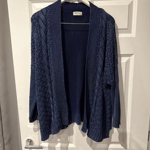 Marks & Spencer Indigo Damen Blau Strick Cardigan Größe 14 - Bild 1 von 5