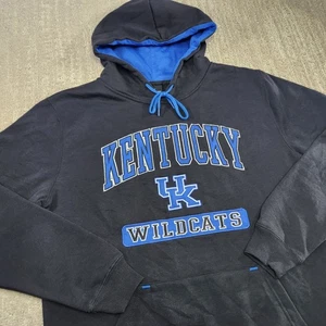 Kentucy Wildcats Sudadera Hombres Mediana Negra Sudadera con Capucha Polar NCAA College - Imagen 1 de 11