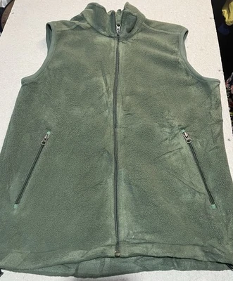 Lands End Women’s Small Regular green fleece vest  Gillet Body warmer - Image 1 of 4