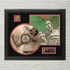 Queen News Of The World  Custom Etched Reproduction Signed LP Display - Picture 1 of 3