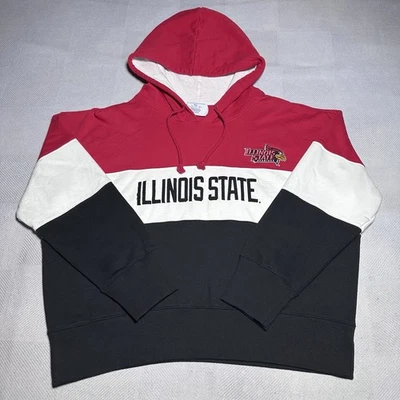 Champion Illinois State Redbirds Sudadera con Capucha para Mujer 2XL Color Block Sudadera Foto 1 de 4