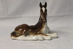 Vintage Lomonosov St. Petersburg Russland LFZ ЛФЗ Porzellan Figur Pferd Fohlen - Bild 1 von 6