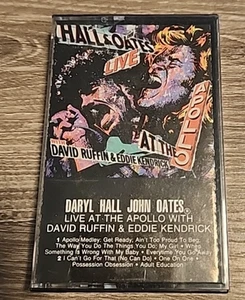 Daryl Hall & John Oates Live At The Apollo CASSETTE TAPE FACTORY SEALED - Picture 1 of 3