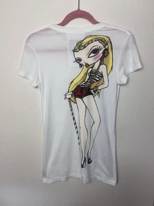Harajuku Lovers GWEN Grafikdruck T-Shirt Gr. Small weiß - Bild 1 von 6