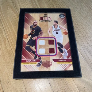 Lebron James Kevin Love 2016-17 Upper Deck NBA Combo Court Relic NBA2R-JL - Bild 1 von 3