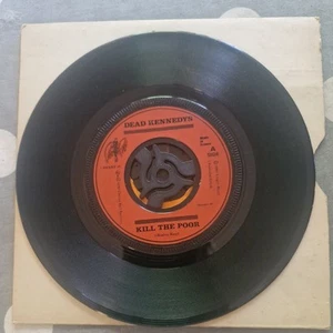 DEAD KENNEDYS KILL THE POOR / IN SIGHT G+ CHERRY RED PUNK VINYL 7" PLATTE - Bild 1 von 2