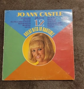 Joann Castle 12 Great Hits In Ragtime Vintage Vinyl Record - Picture 1 of 3