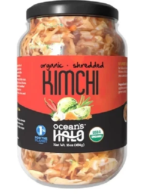 Kimchi orgánico Ocean's Halo, estante estable, 16 oz FRESCO. Foto 1 de 4