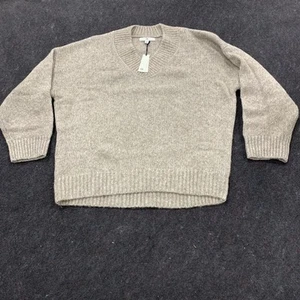 BANANA REPUBLIC Wool-Alpaca Blend Sweater Tunic Women's Size S Taupe - Picture 1 of 8