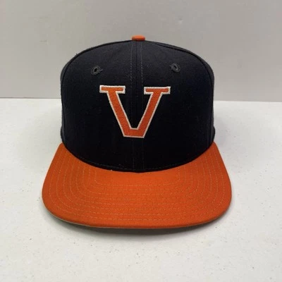 Edward Manos de Tijera De Colección Años 80 Azul Marino Virginia Naranja V Camionero Sombrero Vlone Foto 1 de 4