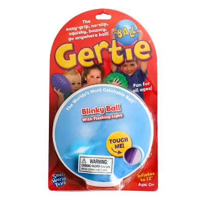 PURPLE Gertie Blinky Ball Inflatable Light-Up Catch Toy 12" Soft Squishy Ages 0+ - Image 1 of 2