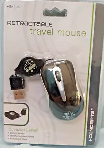 I-CONCEPTS - Mini Travel USB Compact Design with Retractable Cable for Computers - Picture 1 of 8