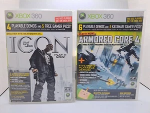Xbox Magazine Demo Disc Lot Issue 70 72 Def Jam Icon Armored Core 4 Xbox 360 - Picture 1 of 3