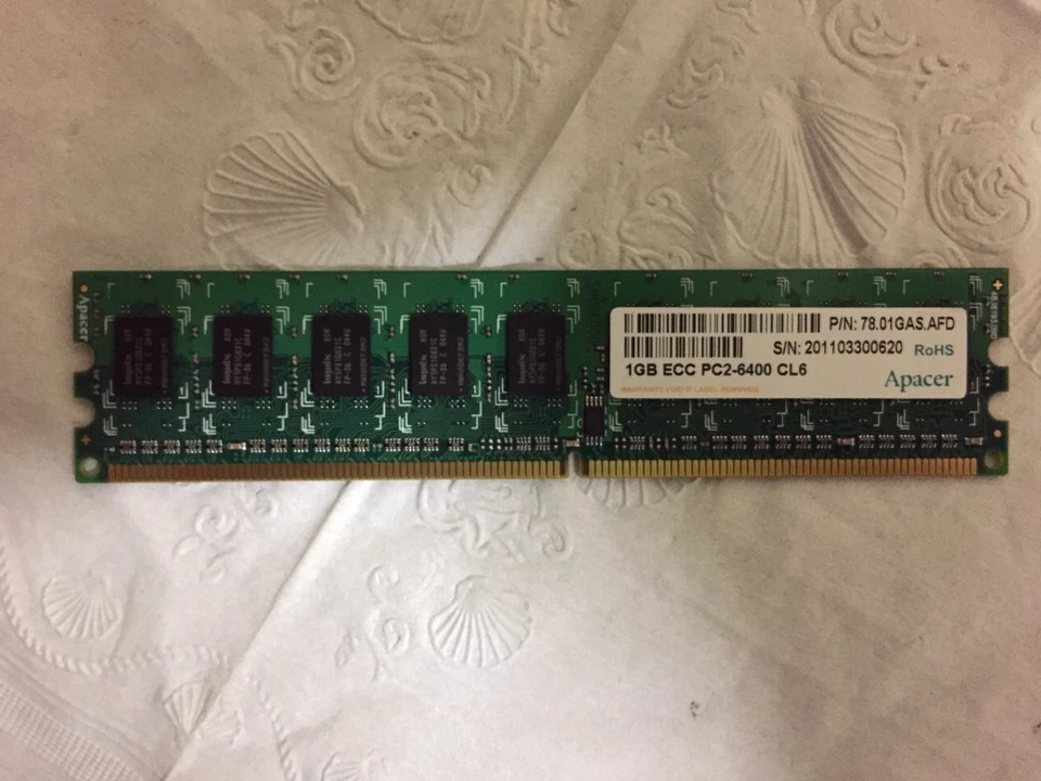 1GB PC2-6400 DDR2-800MHz ECC (2x1GB) lot 2 - Image 1 of 1
