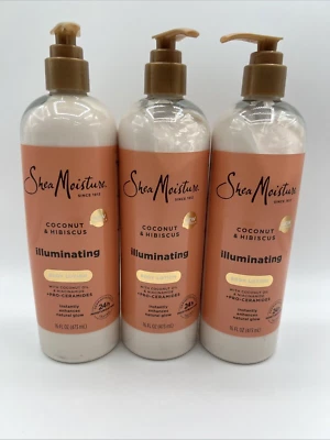 SheaMoisture Illuminating Body Lotion with Coconut Oil, Hibiscus 16oz 3 Pack - Image 1 of 4
