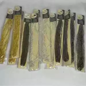 Catene per fare gioielli atterraggio perline - confezione da 12 nuove con etichetta oro argento ottone - Foto 1 di 1