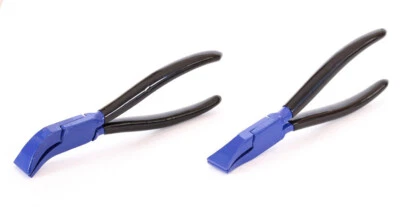 MYMAW Mini Falzzangen Paar Biegezange Abkantzange gebogen gerade Dachdecker Klempner