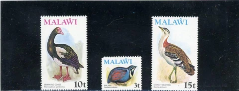 Malawi 1975 Birds Scott# 270-74 Mint LH Cover