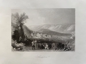 Impresión antigua de 1845; Schulpforte / Schulpforta, Alemania después de Henry Bibby - Imagen 1 de 2