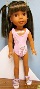 Set costume da bagno fatto su misura 14,5" Wellie Wishers bambole 6+ - Foto 1 di 3