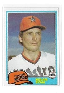 Nolan Ryan Houston Astros 1981 Topps #240 - Imagen 1 de 2