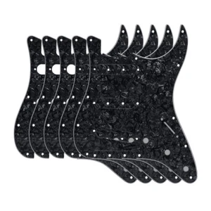 5 Stck. Black Pearl 4-lagig ST SSS 11 Loch Gitarre Plektrumschutz Kratzplatte Schlagbrett - Bild 1 von 7