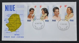 Niue First Day Cover - 1971 Portraits - Unaddressed - Picture 1 of 2