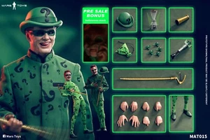 Mars Toys MAT015 1/6 Forever Riddler Carrey 12" männliche Actionfigur Modellspielzeug - Bild 1 von 23