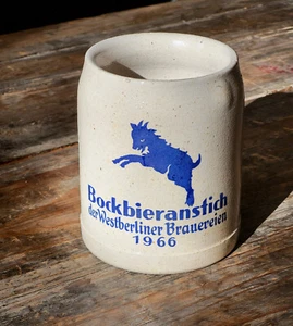 Bierkrug 0.25l Bockbieranstich der Westberliner Brauereien - West-Berlin 1966 - Bild 1 von 3