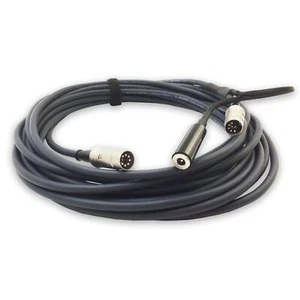 'Octave' Midi Cable 5 to 7 pin with plugin DC Phantom Power. Footswitch Amp Lead - Picture 1 of 4