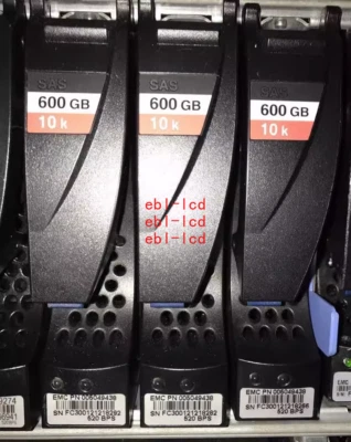 EMC 005049438 VNX5100 5300 600G 10K 2.5"-3.5" V3-VS10-600 hard drive - Image 1 of 2