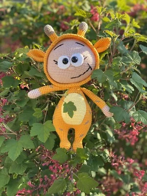 Conny die Giraffe, Handarbeit gehäkelt, Spielzeug, Amigurumi, Geschenk - Bild 1 von 4