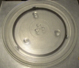 12 3/8" Glass Turntable Tray Microwave Plate & 9 1/8" Roller b79 - Picture 1 of 4