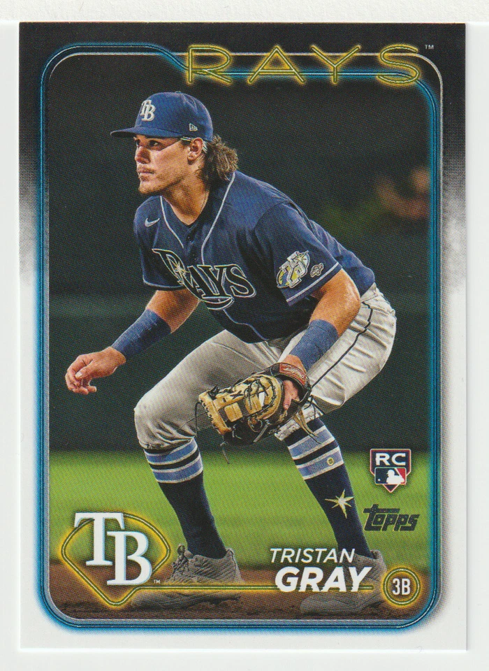 Tristan Gray RC - Tampa Bay Rays (Baseball Card) 2024 Topps # 483 Mint - Image 1 of 1