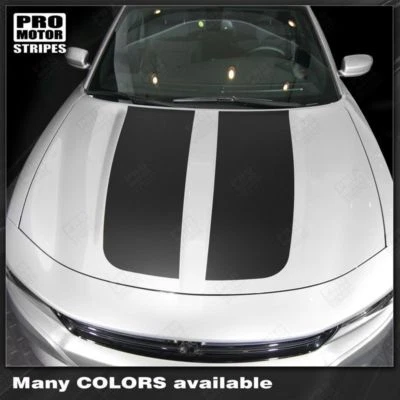 Наклейки на капот Dodge Charger 2015-2023 годов выпуска в полоску (выберите цвет) - Изображение 1 из 2