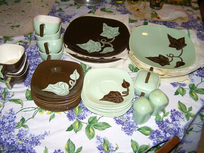 VINTAGE DEL MAR SANTA ANITA DINNERWARE SERVICE FOR EIGHT (8) RARE & BEAUTIFUL!  - Image 1 of 4