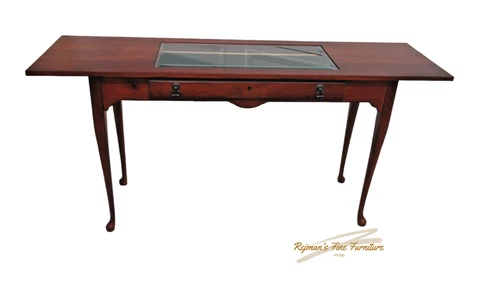 Rare Bob Timberlake For Century Furniture Cherry Curio Display Console Table Cover