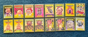 2010 Garbage Pail Kids Flashback Series 1 Lot of 16 Cards GPK Corroded Carl - Picture 1 of 9